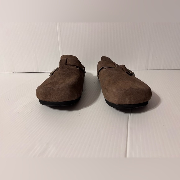 Quince Brown Suede Mules - Picture 3 of 7